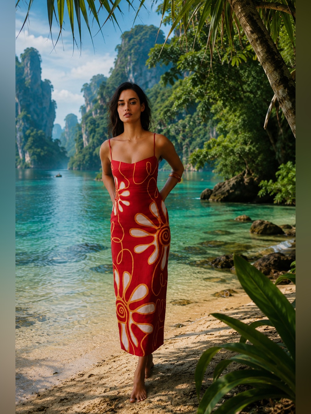 100% Linen Anthropologie Nwt Cala De La Cruz Paloma Linen Maxi Dress Size M.